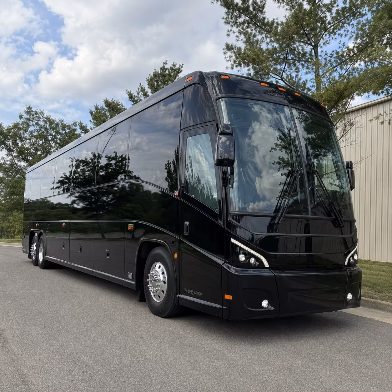 corporate event and off site shuttle buses for vista employers