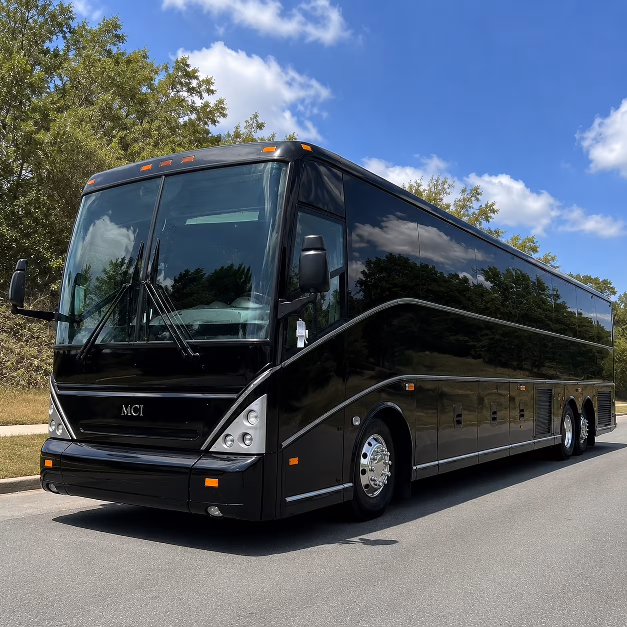 large scale buses for multi company and campus wide shuttles