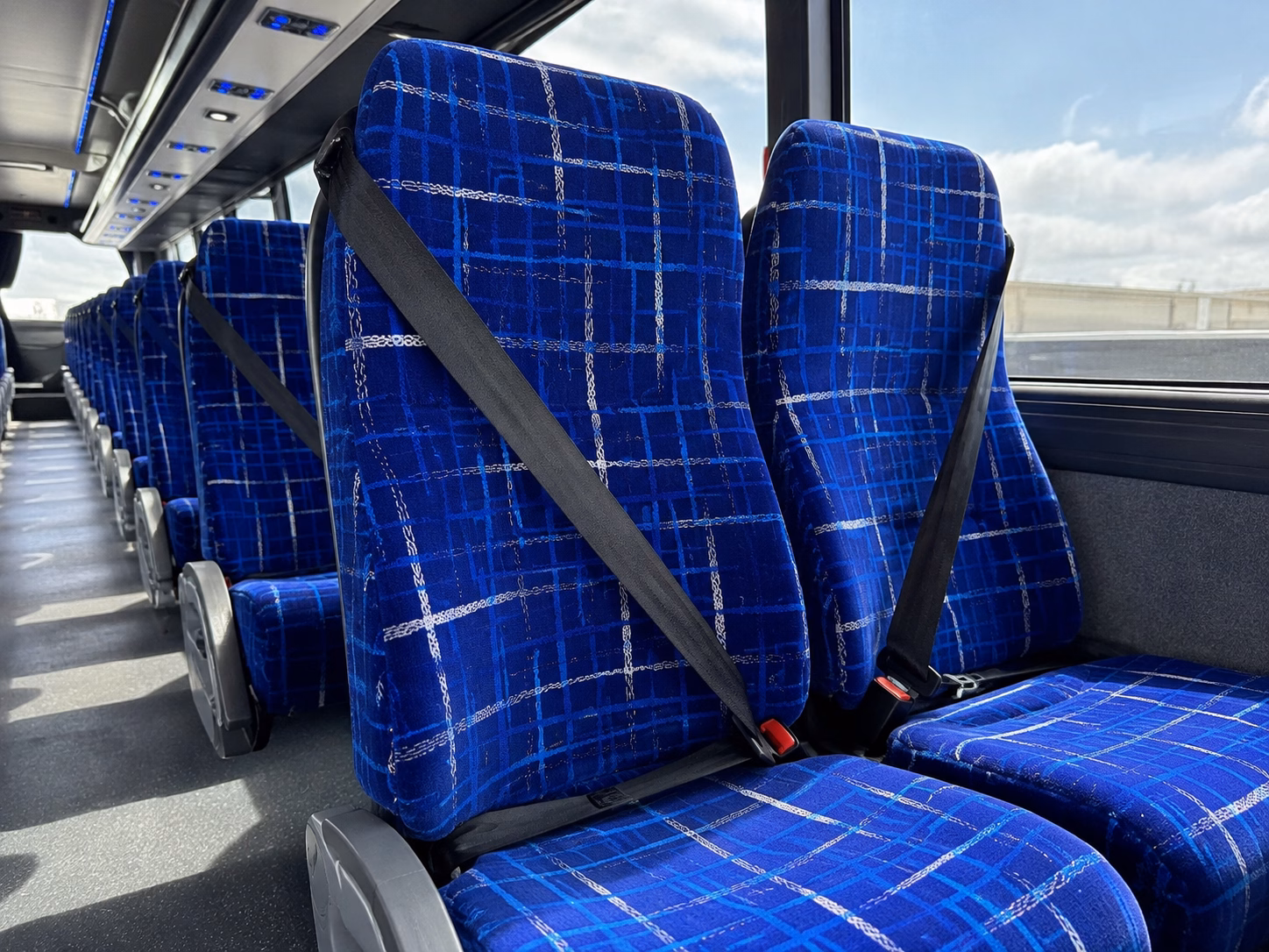 vista long distance transportation onboard seating