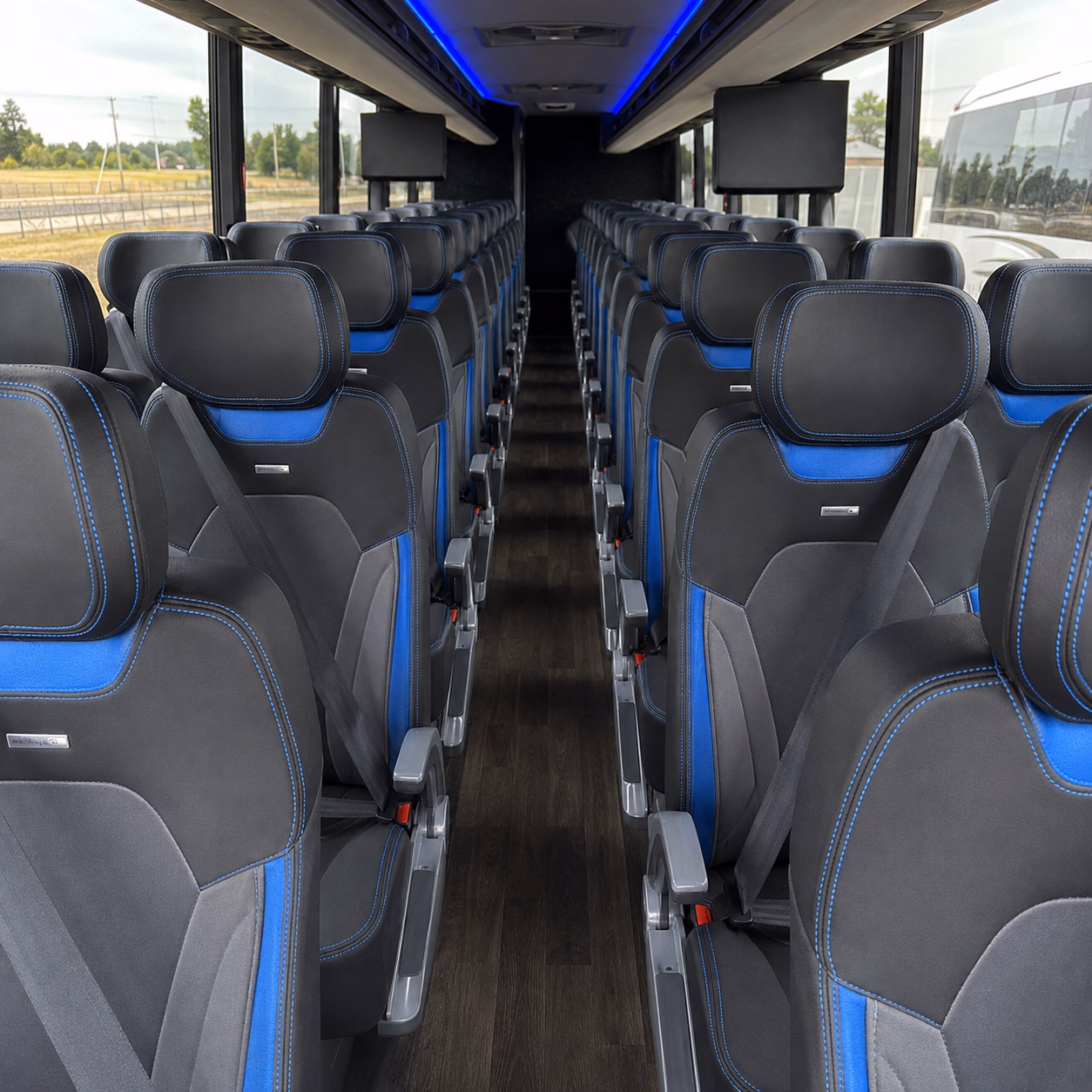 vista private event transportation onboard seating