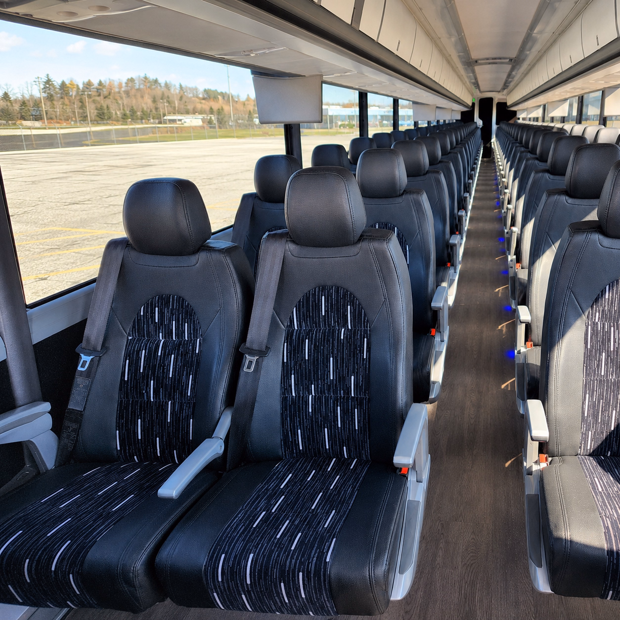 vista prom transportation onboard seating