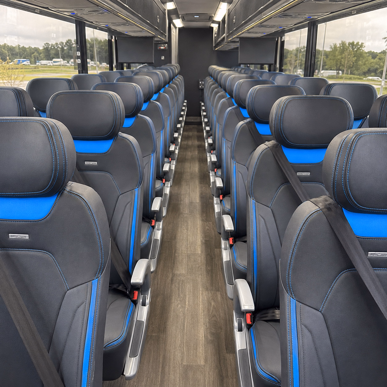 vista school event transportation onboard seating