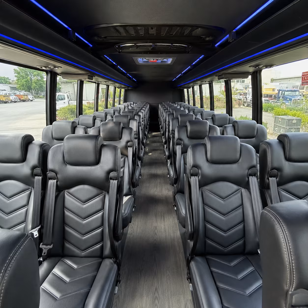 vista wine tour brewery transportation onboard seating