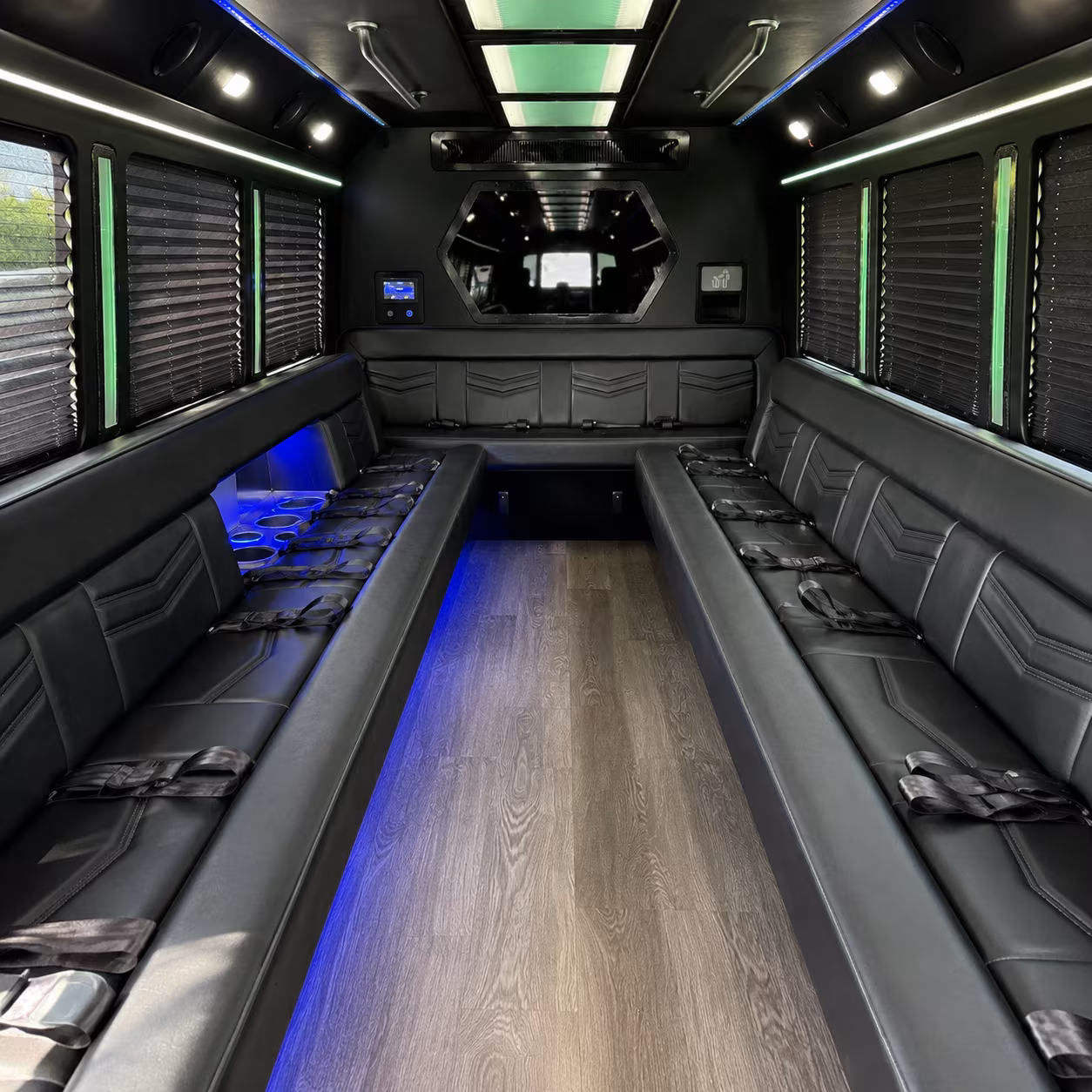 vistas craft brewery scene beyond party bus rental